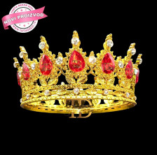 KRUNA MISS - Plastik - Zlato Crvena